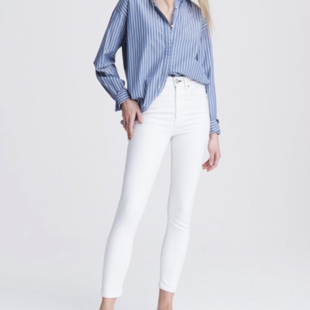 NEW! Rag & Bone Skinny White Jeans - size 25 -$225+ retail NWT!